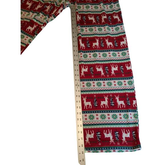 Maurice’s Christmas Pajama Pants Reindeer Bottom Large Drawstring - Picture 5 of 9